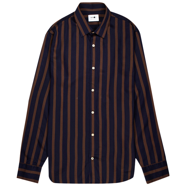 Nn07 Errico Shirt Navy Stripe Garmentory