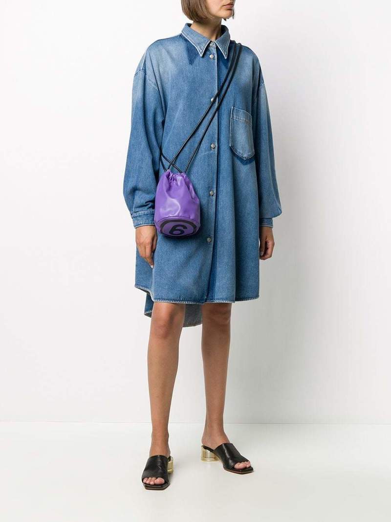 【MM6 MAISON MARGIELA】シャツワンピース Shirt Dress Cotton shirt dress in white - MM 6 Maison Margiela | Mytheresa