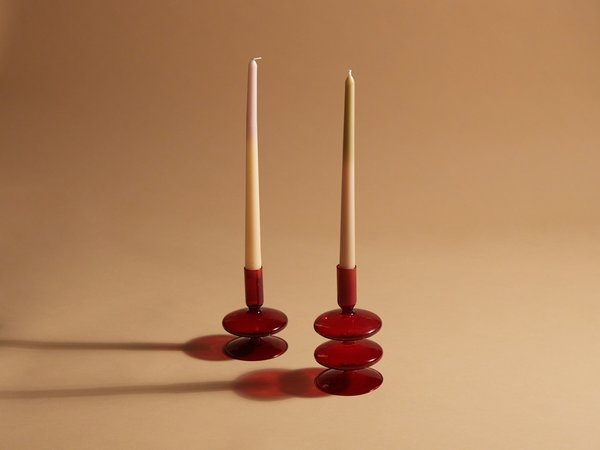 Aeyre Prima Candlestick - Red Aeyre Prima Candlestick - Red