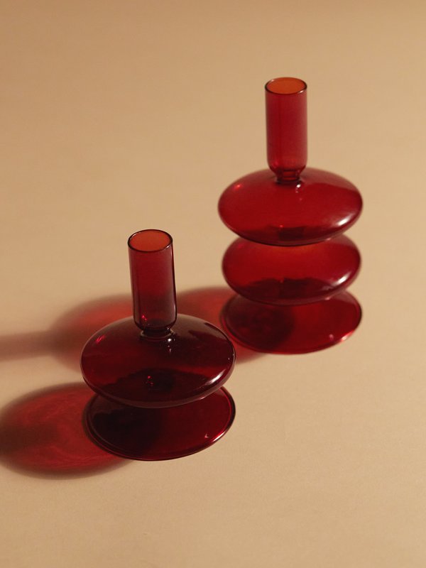 Aeyre Prima Candlestick - Red Aeyre Prima Candlestick - Red