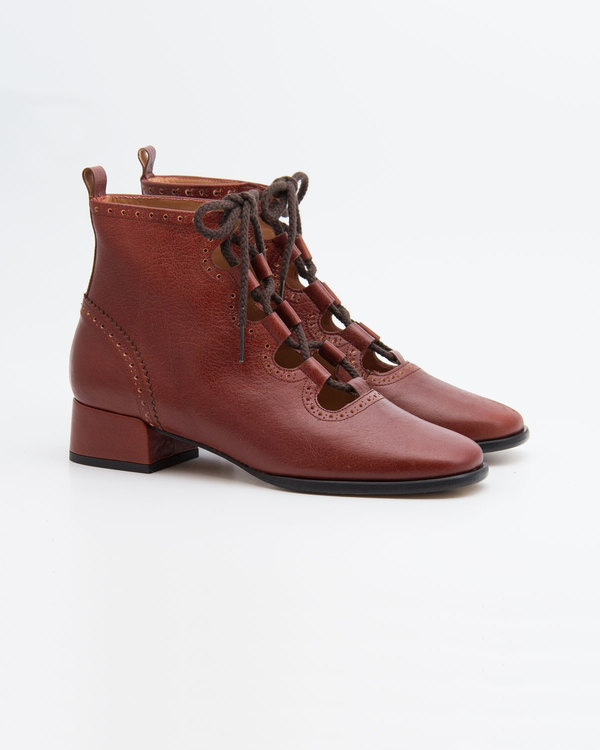 NAGUISA ELUR BOOT - BROWN NAGUISA ELUR BOOT - BROWN