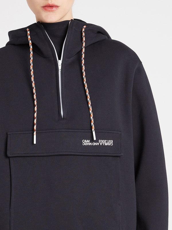 Camilla and Marc Aurora Bonded Hoodie - Slate | Garmentory