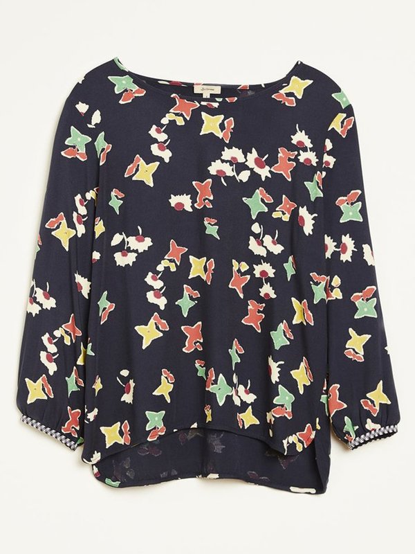 Bellerose Solong Print Top - Black Bellerose Solong Print Top - Black