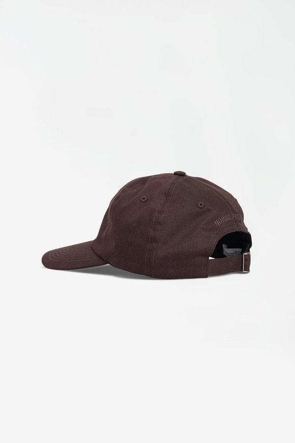 Norse Projects Twill Sports Cap - Eggplant Brown Norse Projects Twill Sports Cap - Eggplant Brown
