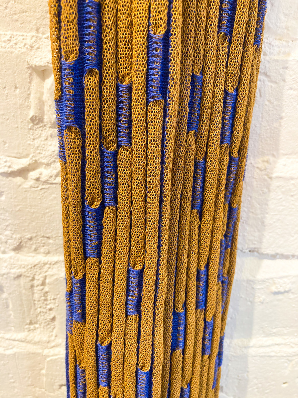 Catherine André Les a Cote Scarf - Blue Catherine André Les a Cote Scarf - Blue