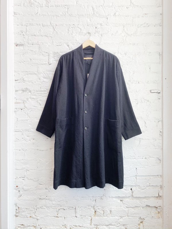 Pas de Calais Cardigan Coat - BLACK Pas de Calais Cardigan Coat - BLACK