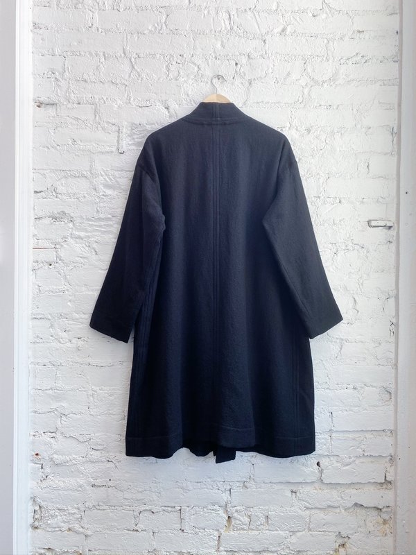 Pas de Calais Cardigan Coat - BLACK Pas de Calais Cardigan Coat - BLACK