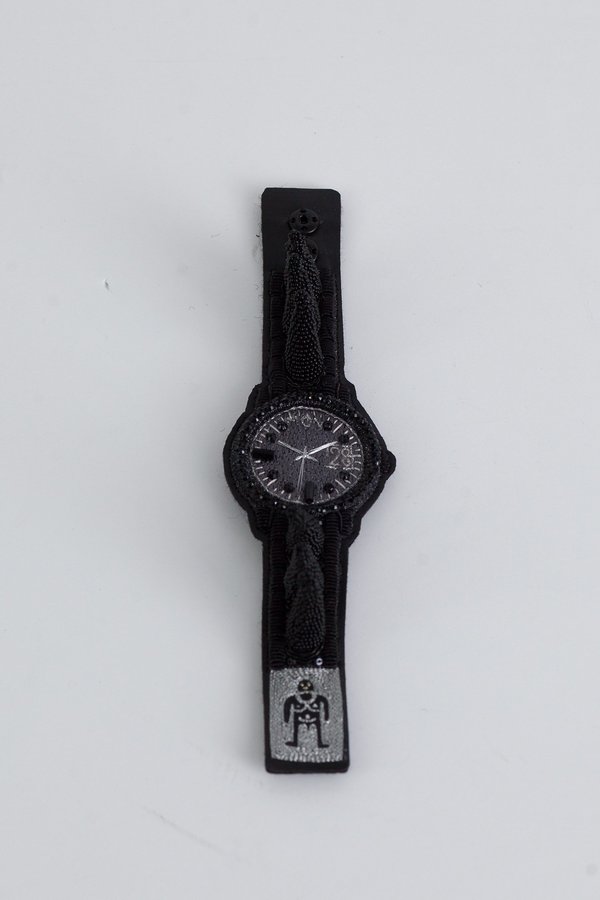 Walter Van Beirendonck Watch Spiky Bracelet - Black Walter Van Beirendonck Watch Spiky Bracelet - Black