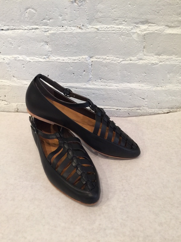 Coclico Leather Ringo Flat - Black Coclico Leather Ringo Flat - Black