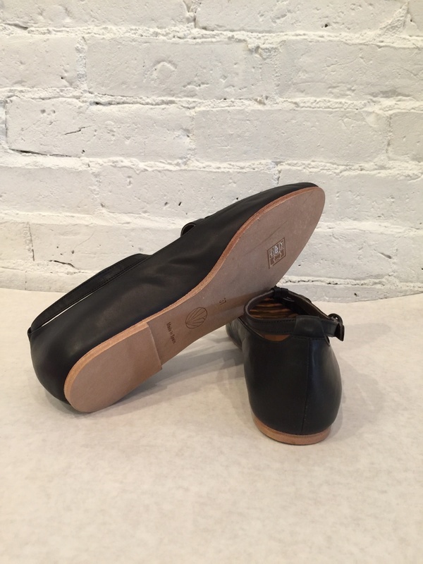 Coclico Leather Ringo Flat - Black Coclico Leather Ringo Flat - Black