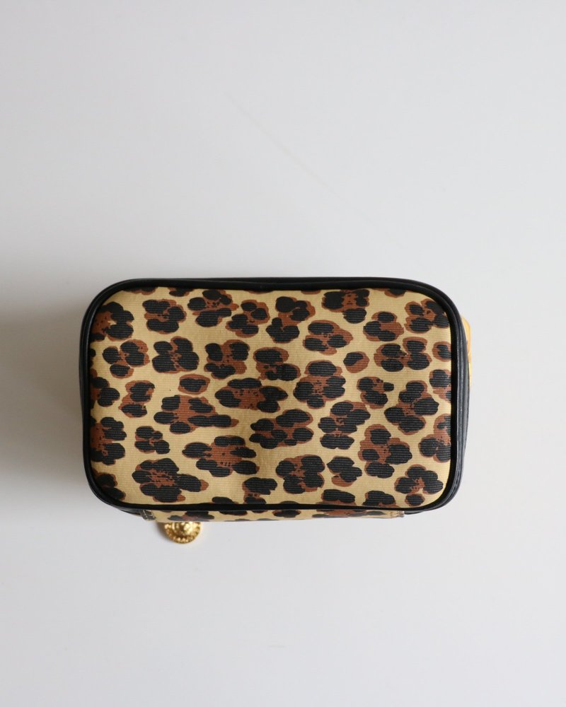 Vintage Gianni Versace Cosmetic Pouch - Yellow | Garmentory