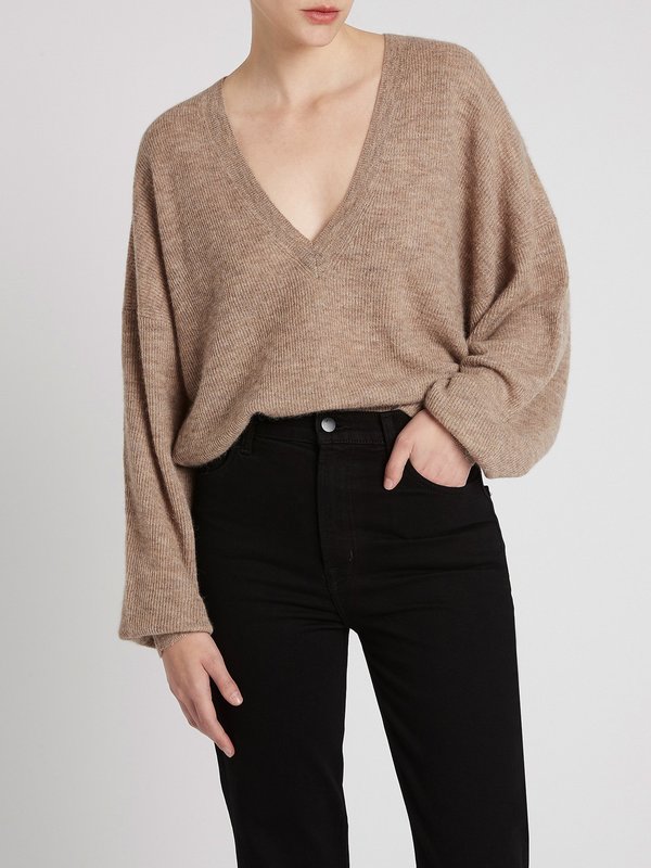 IRO Electra Sweater - Mixed Taupe IRO Electra Sweater - Mixed Taupe
