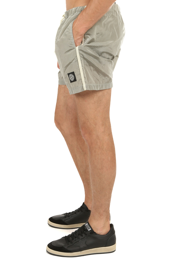 Stone Island Nylon Metal Swim Shorts - Dust Grey Stone Island Nylon Metal Swim Shorts - Dust Grey