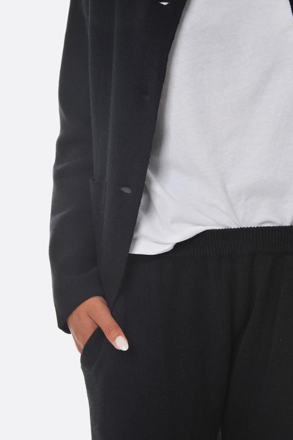 Oyuna Knitted Vela Trousers - Black Oyuna Knitted Vela Trousers - Black
