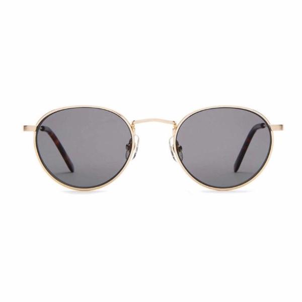 Unisex Crap Eyewear The Zen Patrol - Brushed Gold / Dark Tortoise / Polarized Grey Unisex Crap Eyewear The Zen Patrol - Brushed Gold / Dark Tortoise / Polarized Grey