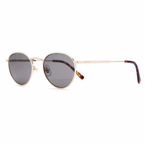 Unisex Crap Eyewear The Zen Patrol - Brushed Gold / Dark Tortoise / Polarized Grey Unisex Crap Eyewear The Zen Patrol - Brushed Gold / Dark Tortoise / Polarized Grey