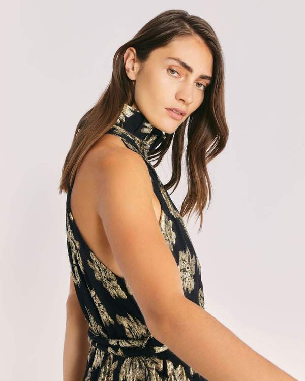 IRO Laza dress - Black/Gold