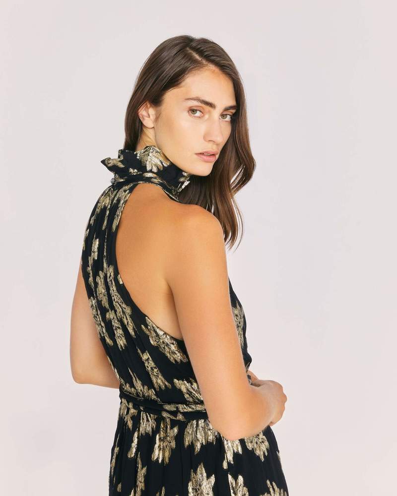 IRO Laza dress - Black/Gold IRO Laza dress - Black/Gold