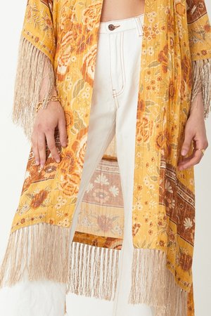 SPELL & THE GYPSY COLLECTIVE Mystic Tasselled Robe SPELL & THE GYPSY COLLECTIVE Mystic Tasselled Robe