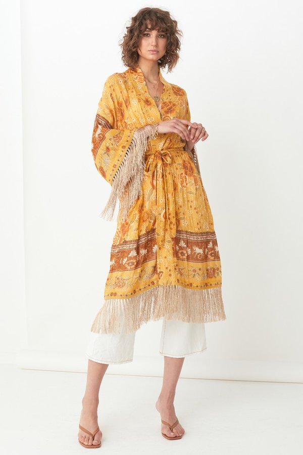 SPELL & THE GYPSY COLLECTIVE Mystic Tasselled Robe SPELL & THE GYPSY COLLECTIVE Mystic Tasselled Robe