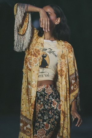 SPELL & THE GYPSY COLLECTIVE Mystic Tasselled Robe SPELL & THE GYPSY COLLECTIVE Mystic Tasselled Robe