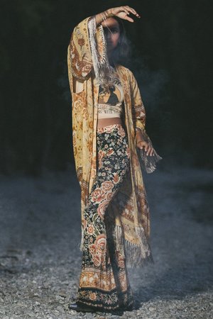 SPELL & THE GYPSY COLLECTIVE Mystic Tasselled Robe SPELL & THE GYPSY COLLECTIVE Mystic Tasselled Robe