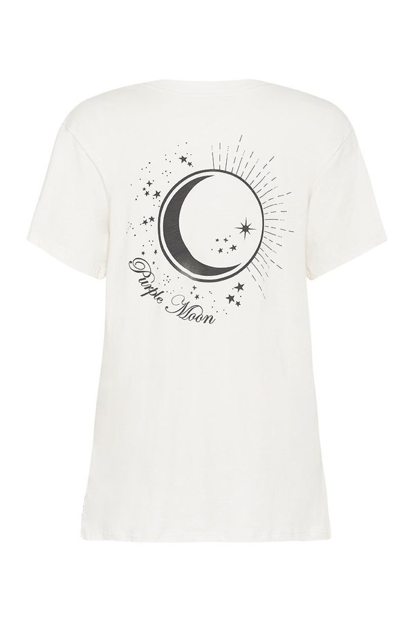 SPELL & THE GYPSY COLLECTIVE Purple Moon Organic Boyfriend Tee SPELL & THE GYPSY COLLECTIVE Purple Moon Organic Boyfriend Tee