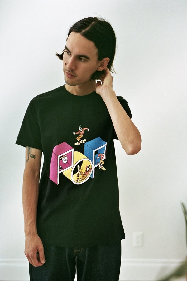 Pop Trading Company Joost Swarte T-Shirt - Black Pop Trading Company Joost Swarte T-Shirt - Black