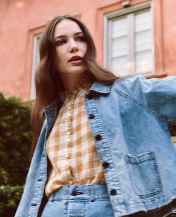 The Great. Excursion Jacket - Dock Wash The Great. Excursion Jacket - Dock Wash