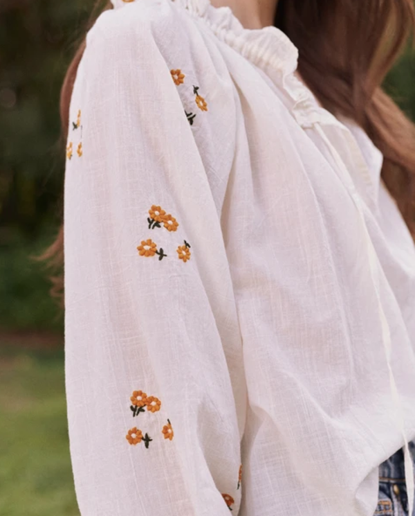 The Great. Posey Top - Cream The Great. Posey Top - Cream