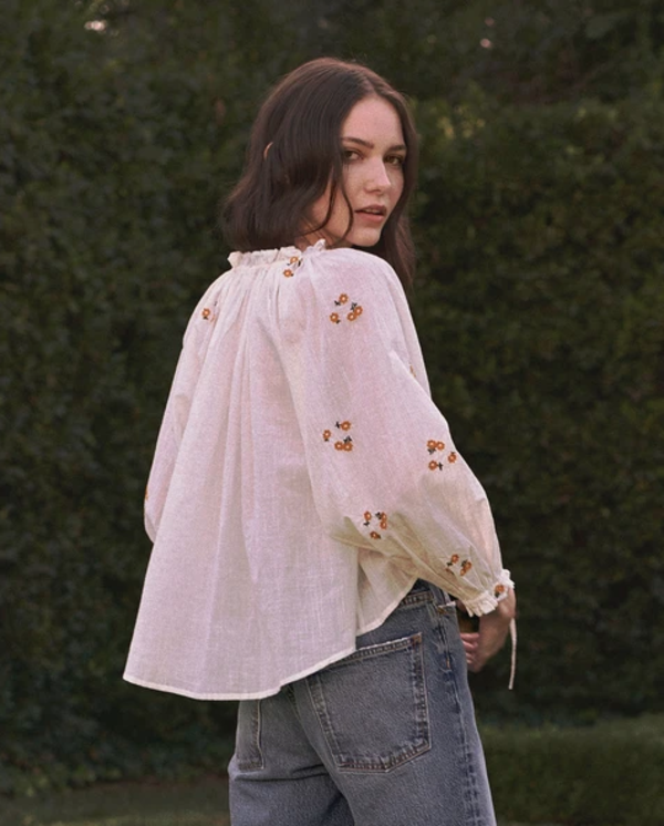 The Great. Posey Top - Cream The Great. Posey Top - Cream
