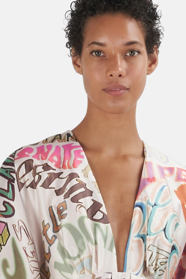 Zimmermann Ladybeetle Minidress - World Print Zimmermann Ladybeetle Minidress - World Print