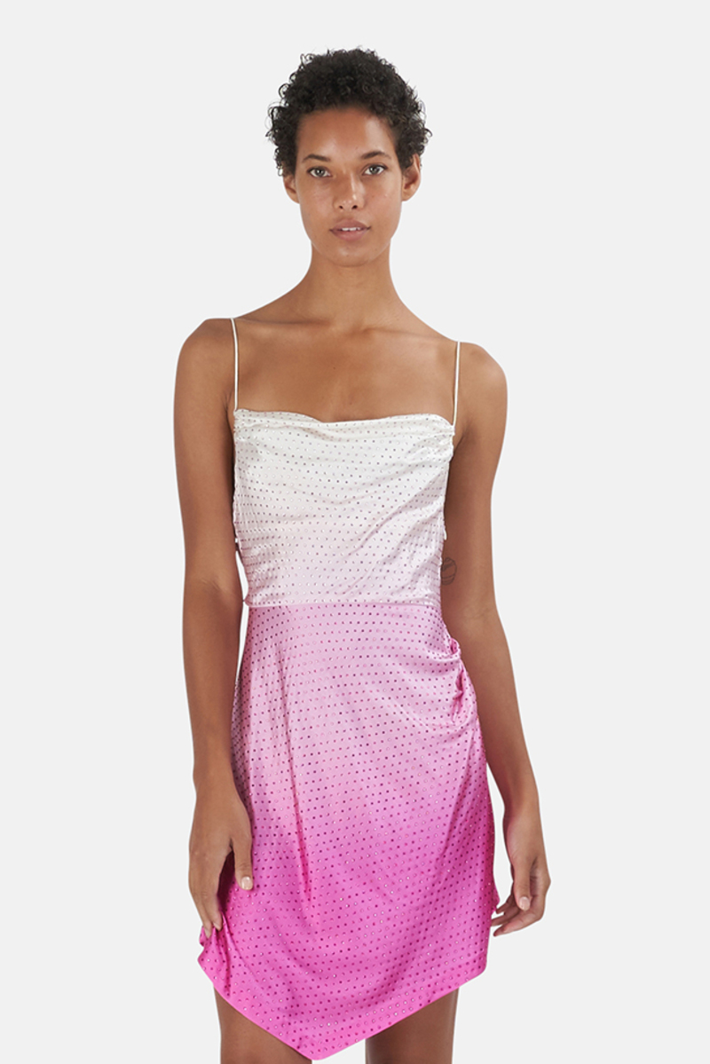 Retrofete Auris Dress - deep dye Pink | Garmentory