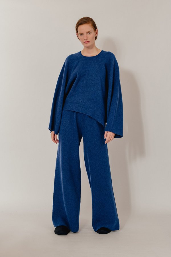 Oyuna Cloe Knitted Wool Blend Pullover - Star Blue Mix Oyuna Cloe Knitted Wool Blend Pullover - Star Blue Mix