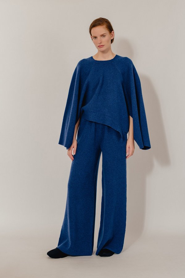 Oyuna Cloe Knitted Wool Blend Pullover - Star Blue Mix Oyuna Cloe Knitted Wool Blend Pullover - Star Blue Mix