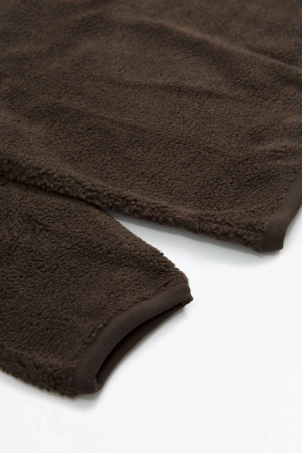 Universal Works Lancaster crewneck mountain fleece - chocolate Universal Works Lancaster crewneck mountain fleece - chocolate