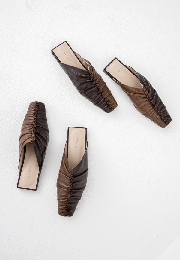 Rejina Pyo George Mule - Brown Two Tone Rejina Pyo George Mule - Brown Two Tone