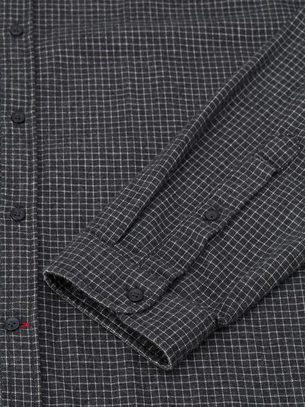 Oliver Spencer Clerkenwell Tab Shirt - Chester Grey Oliver Spencer Clerkenwell Tab Shirt - Chester Grey