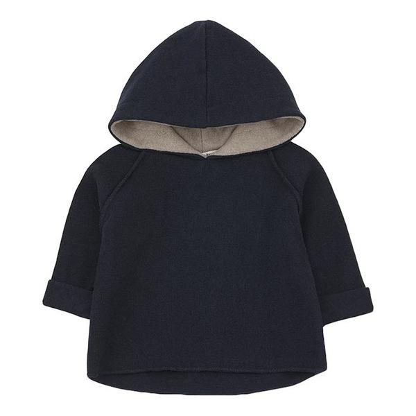 KIDS 1+ In The Family Baby And Child Caro Sweatshirt With Hood KIDS 1+ In The Family Baby And Child Caro Sweatshirt With Hood