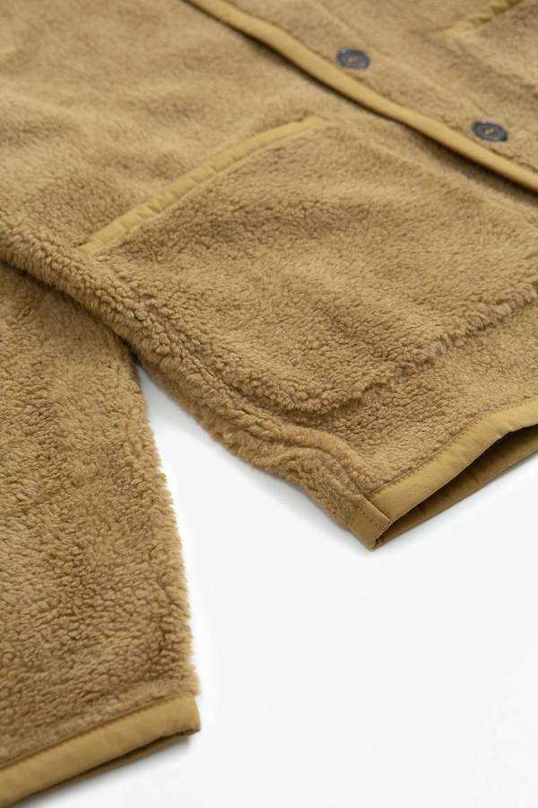 Universal Works Lancaster Mountain Fleece Jacket - Sand Universal Works Lancaster Mountain Fleece Jacket - Sand