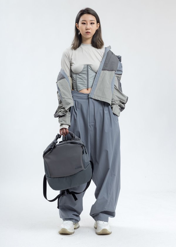 Hyein Seo Nylon Backsack - Grey Hyein Seo Nylon Backsack - Grey