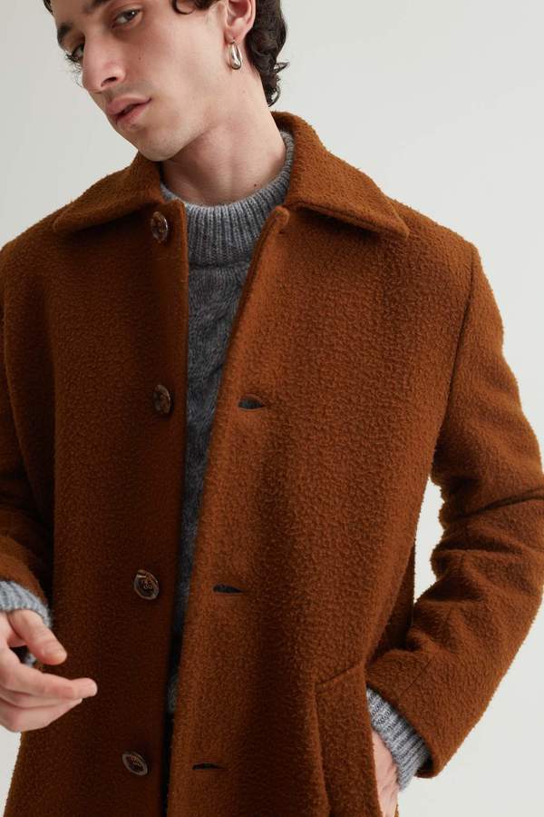 Sefr Ian Coat - Casentino Brown | Garmentory