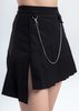 Danielle Guizio Asymmetrical Tennis Skirt - Black - Thumbnail 3