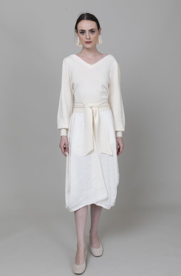 Merlette Phillimore Sweater - Ivory Merlette Phillimore Sweater - Ivory