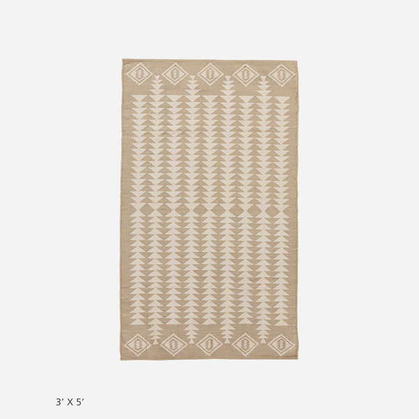 Pendleton Cotton Woven Dhurrie Rug - Harding Tan Pendleton Cotton Woven Dhurrie Rug - Harding Tan
