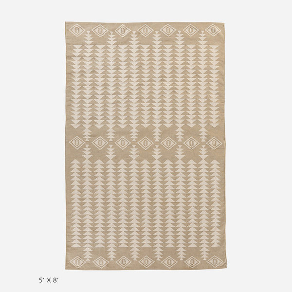 Pendleton Cotton Woven Dhurrie Rug - Harding Tan Pendleton Cotton Woven Dhurrie Rug - Harding Tan