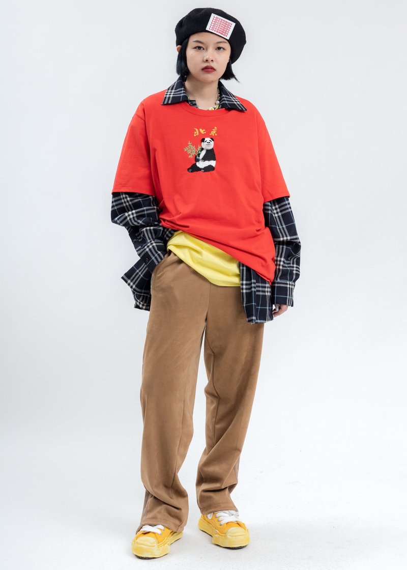 Doublet Puppet Animal Embroidery T Shirt - Red | Garmentory
