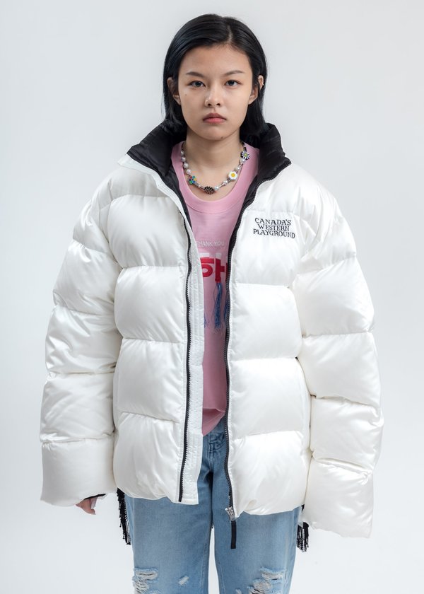 Doublet Pillow Packable Down Jacket - White | Garmentory