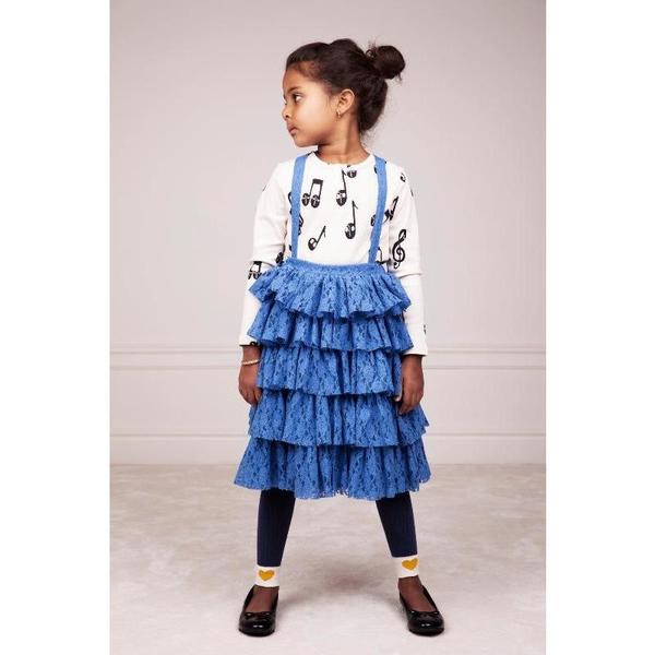 KIDS mini rodini exclusive long lace skirt - blue KIDS mini rodini exclusive long lace skirt - blue