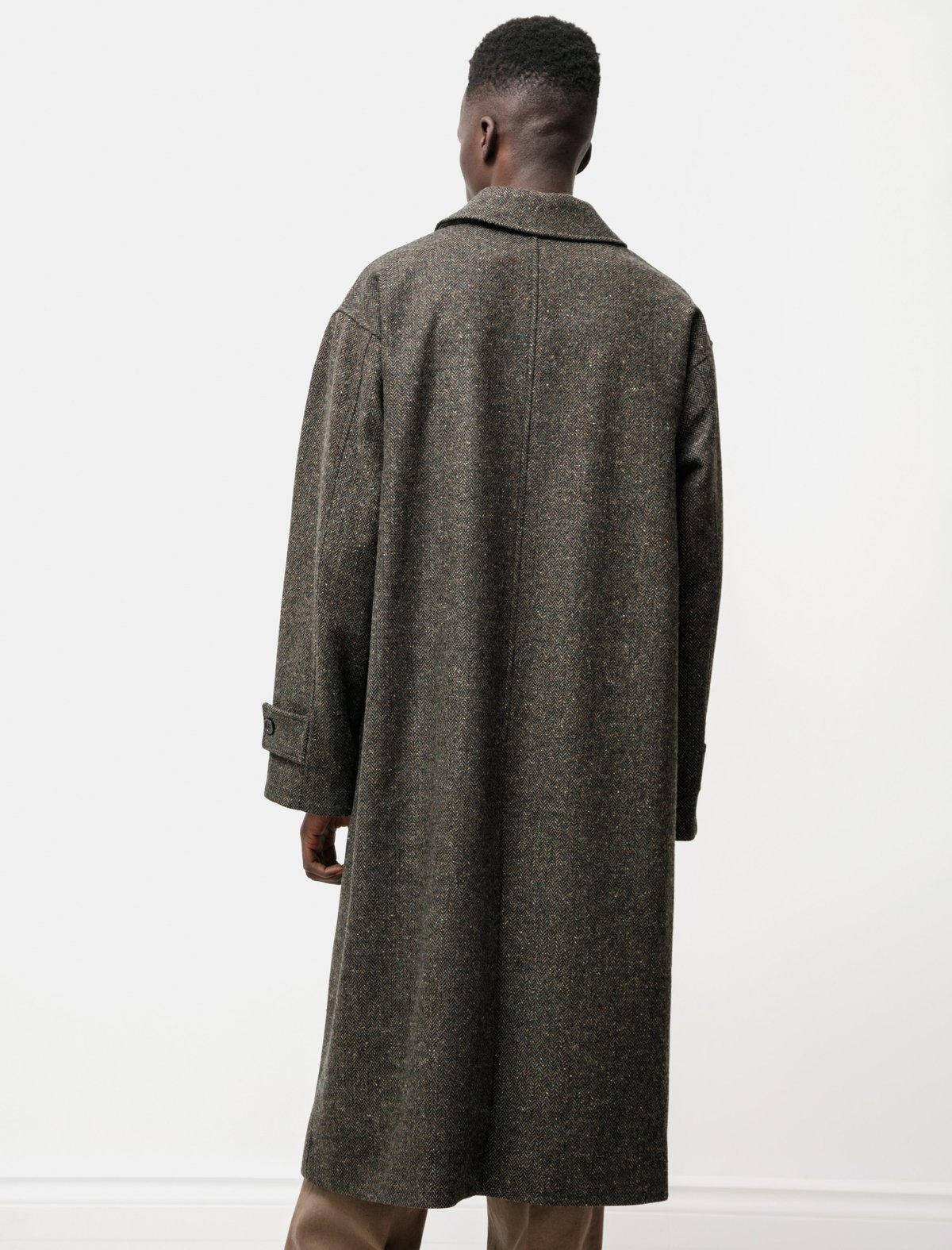 mfpen Hollis coat ブラウン M mfpen Hollis Coat - Forest Tweed | Garmentory